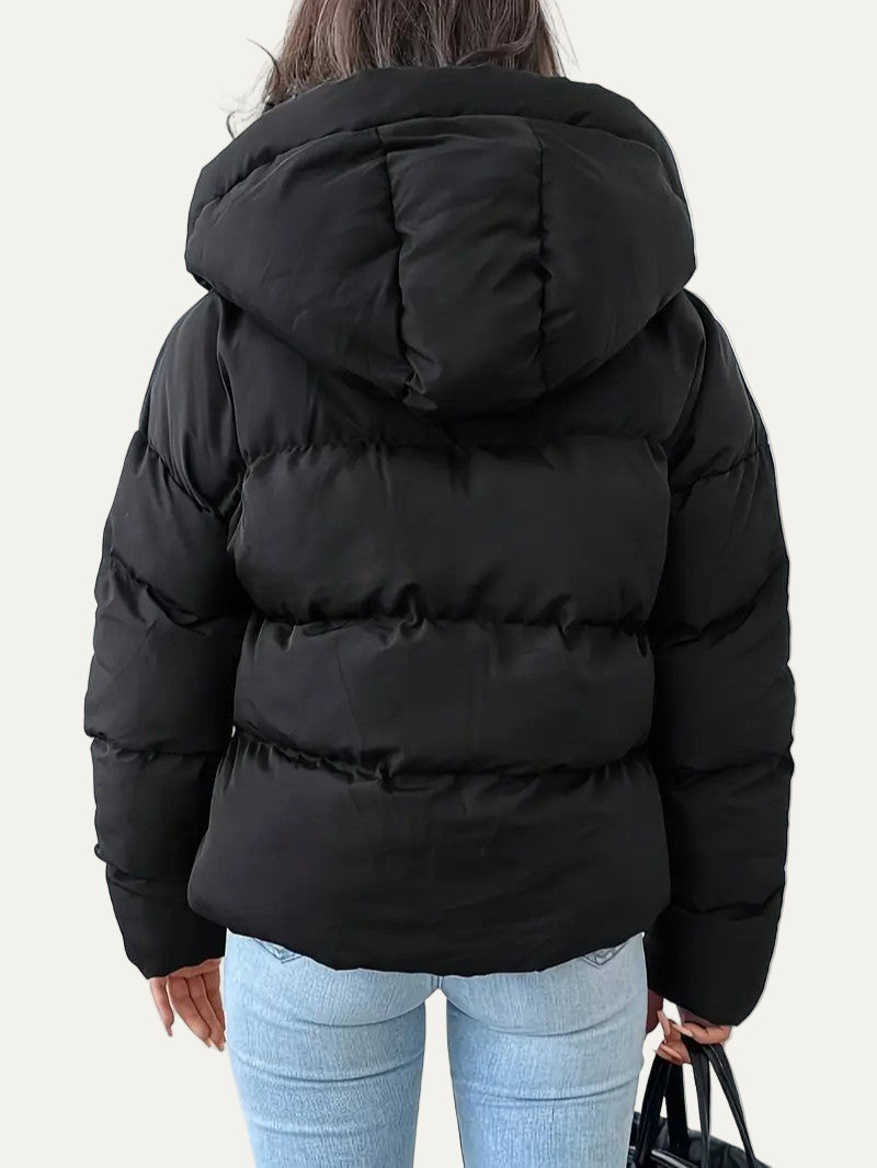 Women’s Hooded Cropped Puffer Jacket