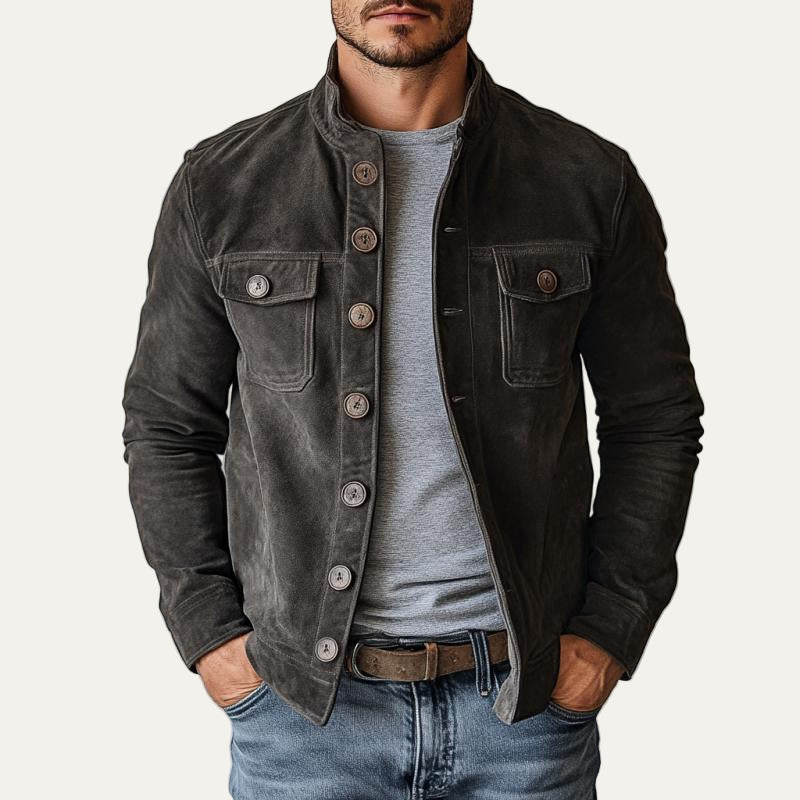 Men’s Suede Textured Jacket