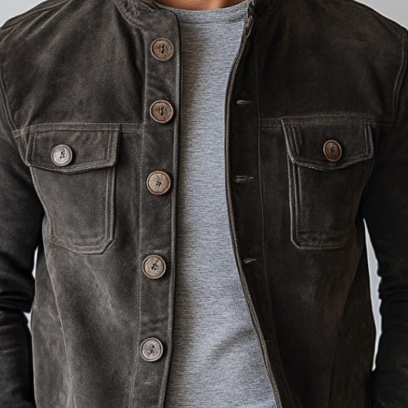 Men’s Suede Textured Jacket