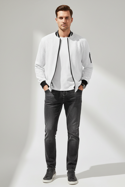 Men’s Casual Stand Collar Jacket