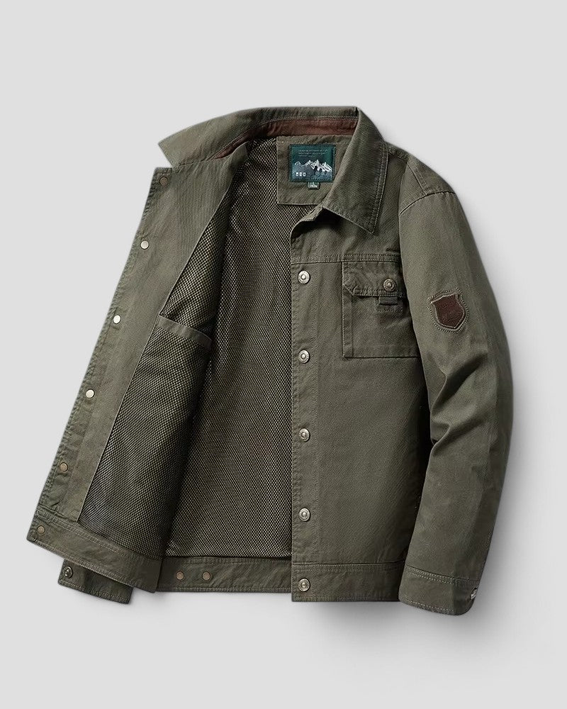 Men’s Utility Mesh-Lined Work Jacket