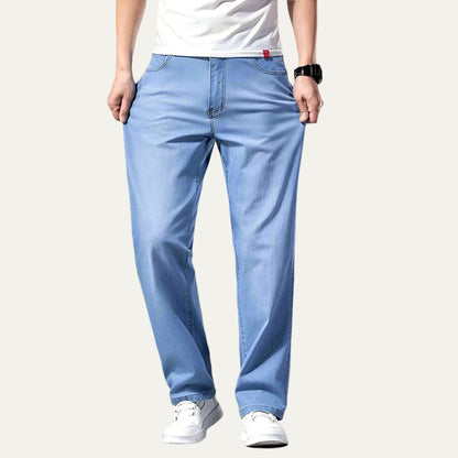 Men’s Relaxed Fit Washed Denim Jeans