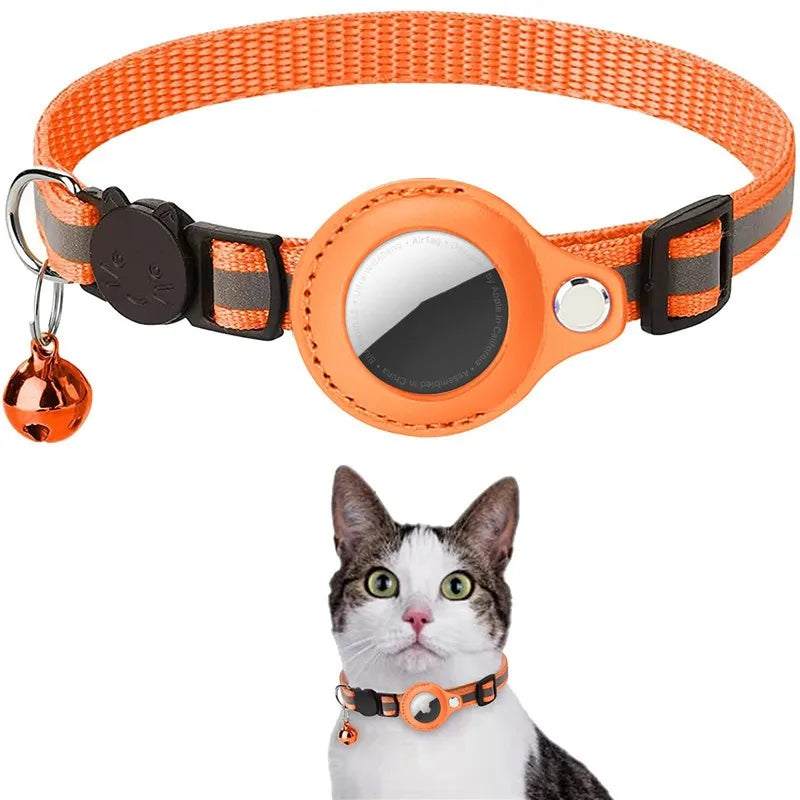 Safe Cat Collar with Easy Release and Reflective Strap