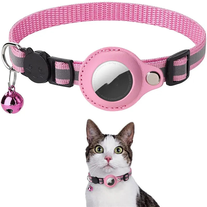 Safe Cat Collar with Easy Release and Reflective Strap
