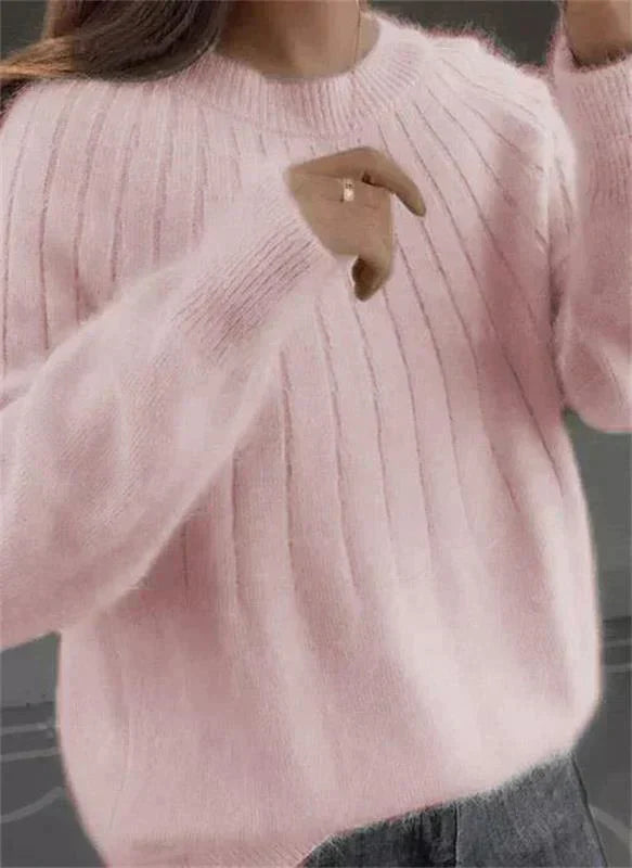 Catalina – Timeless Ribbed Knit Sweater for Women