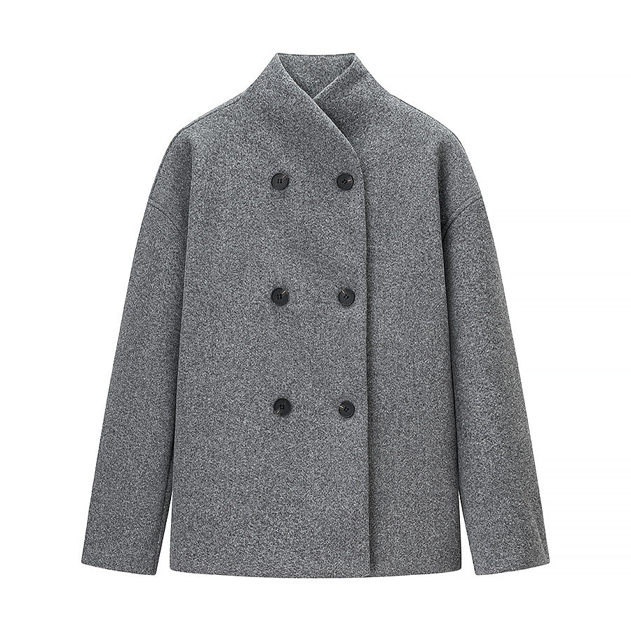 Celestine | Elegant Double-Breasted Oversized Jacket