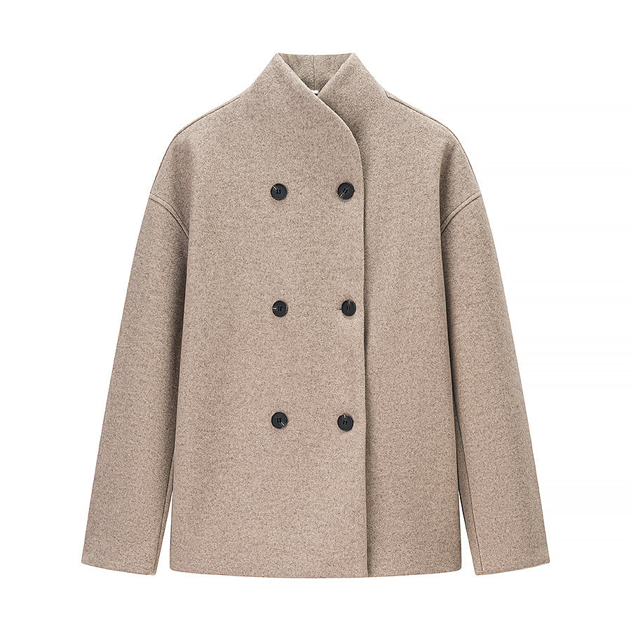 Celestine | Elegant Double-Breasted Oversized Jacket