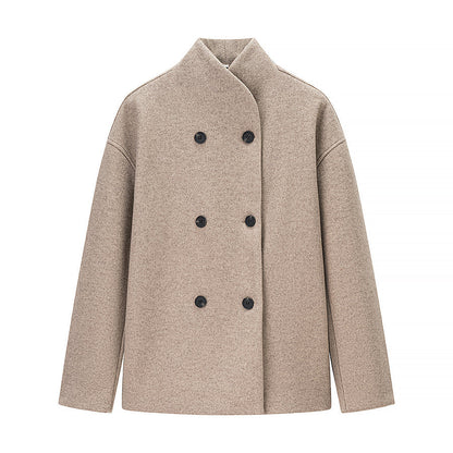 Celestine | Elegant Double-Breasted Oversized Jacket