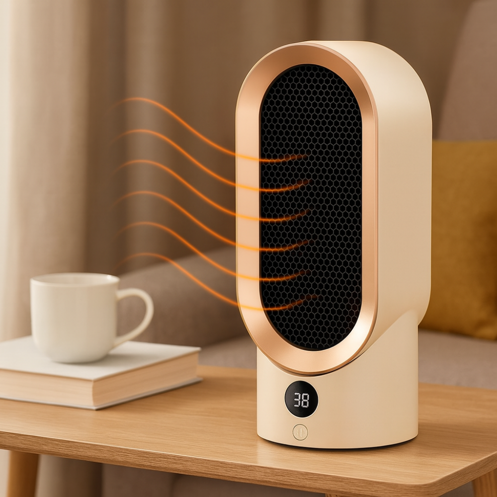 CeramiHeat | Compact Efficient Portable Ceramic Electric Fan Heater