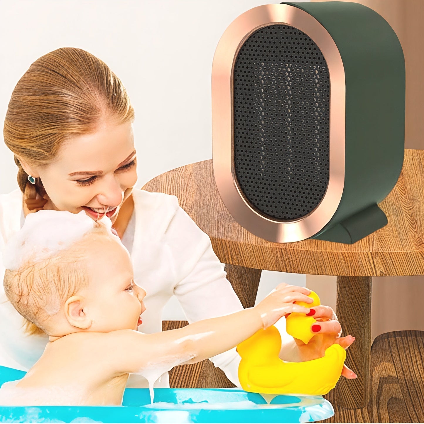 CeramiHeat | Compact Efficient Portable Electric Space Heater for Quick Warmth