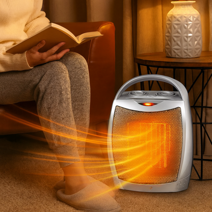 CeramiHeat | Efficient Portable Electric Ceramic Space Heater with Remote Control