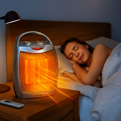CeramiHeat | Efficient Portable Electric Ceramic Space Heater with Remote Control