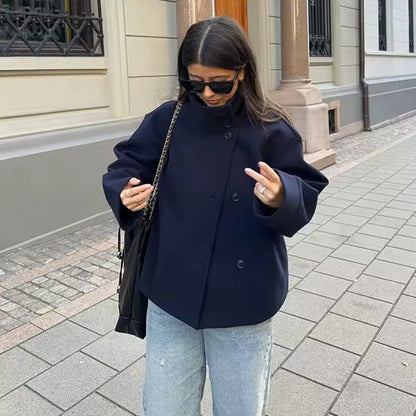Cessie | Women's double-breasted short coat | Modern