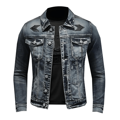 Cevori Black Stonewashed Denim Jacket