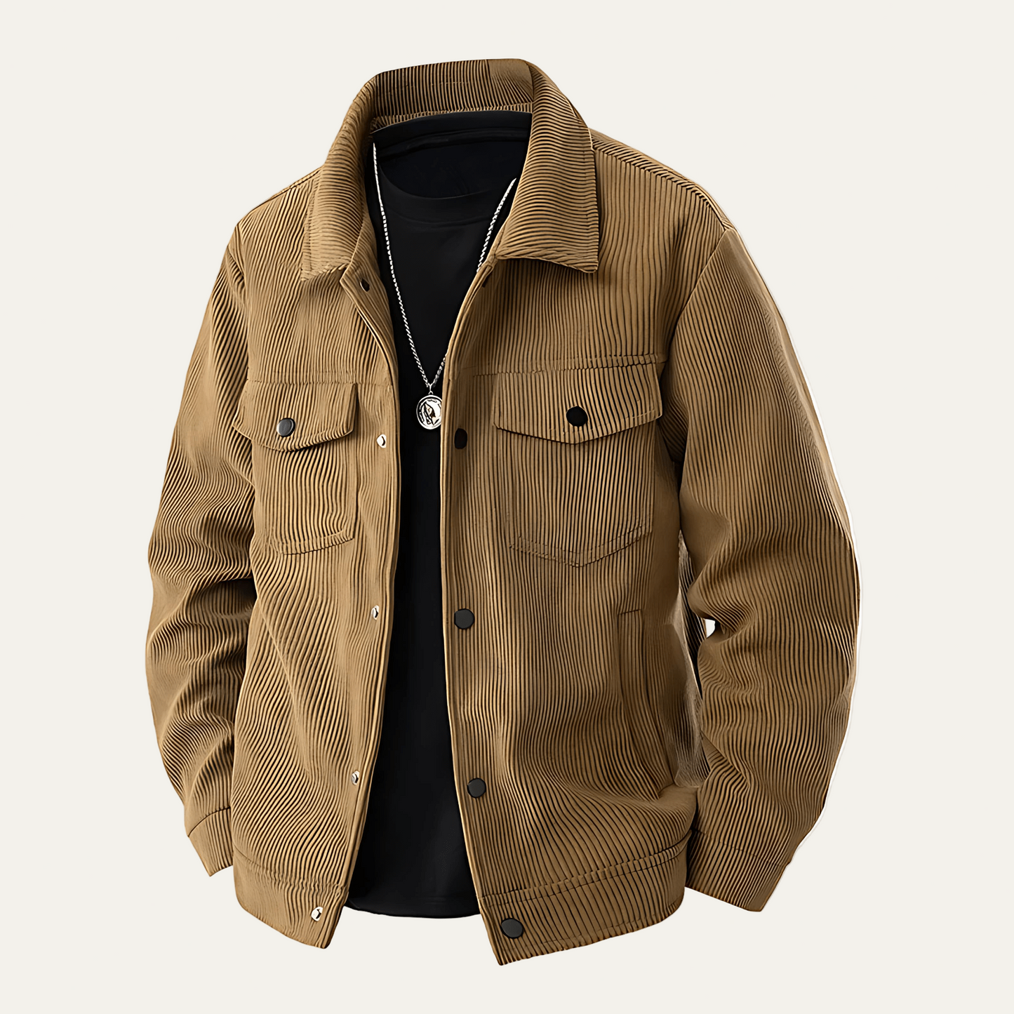 Men’s Wide Wale Corduroy Trucker Shacket