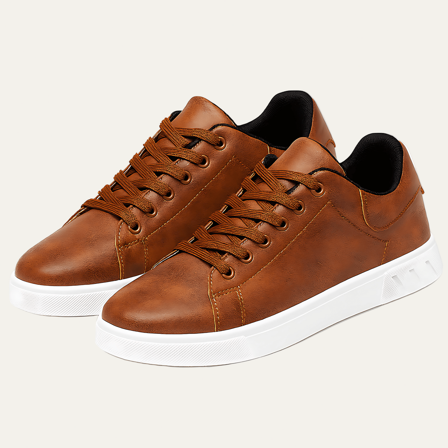 Men’s Classic Low Top Synthetic Leather Sneakers