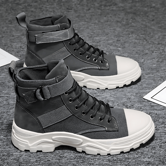 Cevori Chunky Sole Ankle Boots