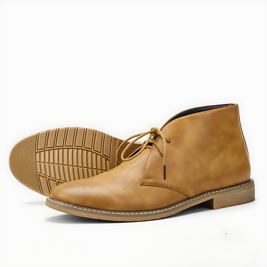 Cevori Classic Formal Style Lace-Up Ankle Boots