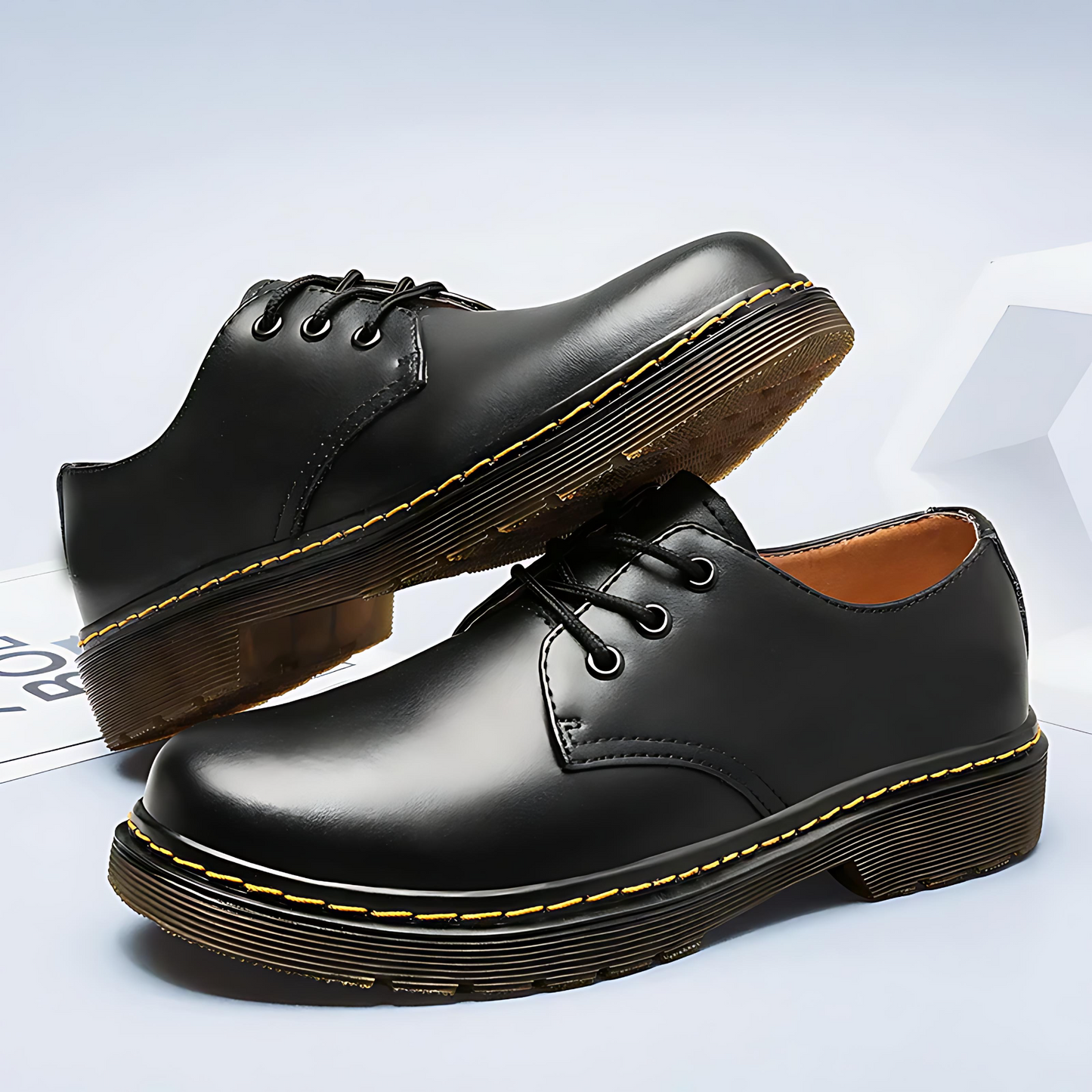 Cevori Classic Smooth Leather Oxford Shoes