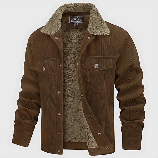 Cevori Corduroy Jacket with Warm Lining