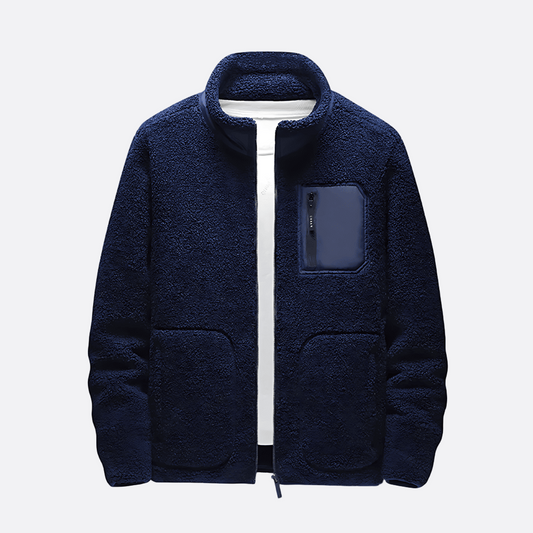 Cevori Full Zip Zip-Up Warm Fleece Jacket