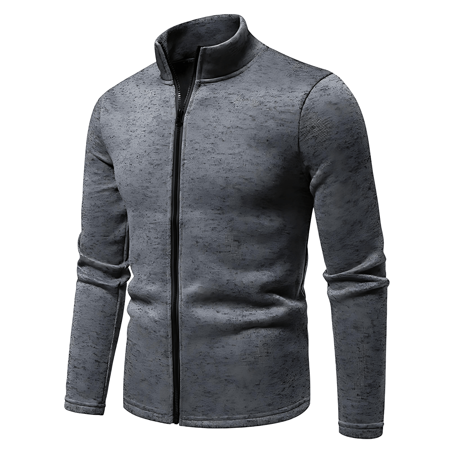 Cevori High Collar Full Zip Style Fleece Jacket