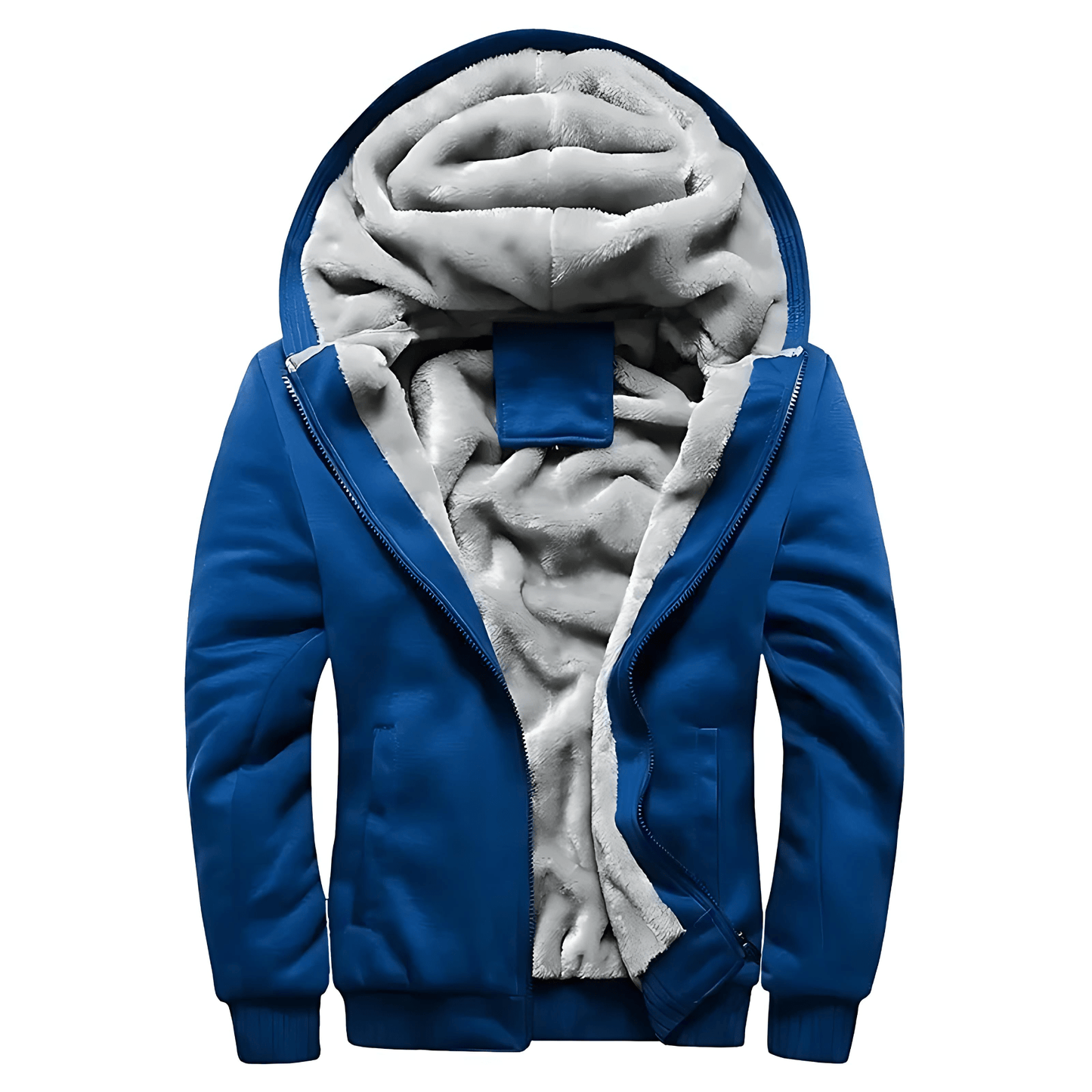 Cevori Hooded Design Fleece Quilted Jacket