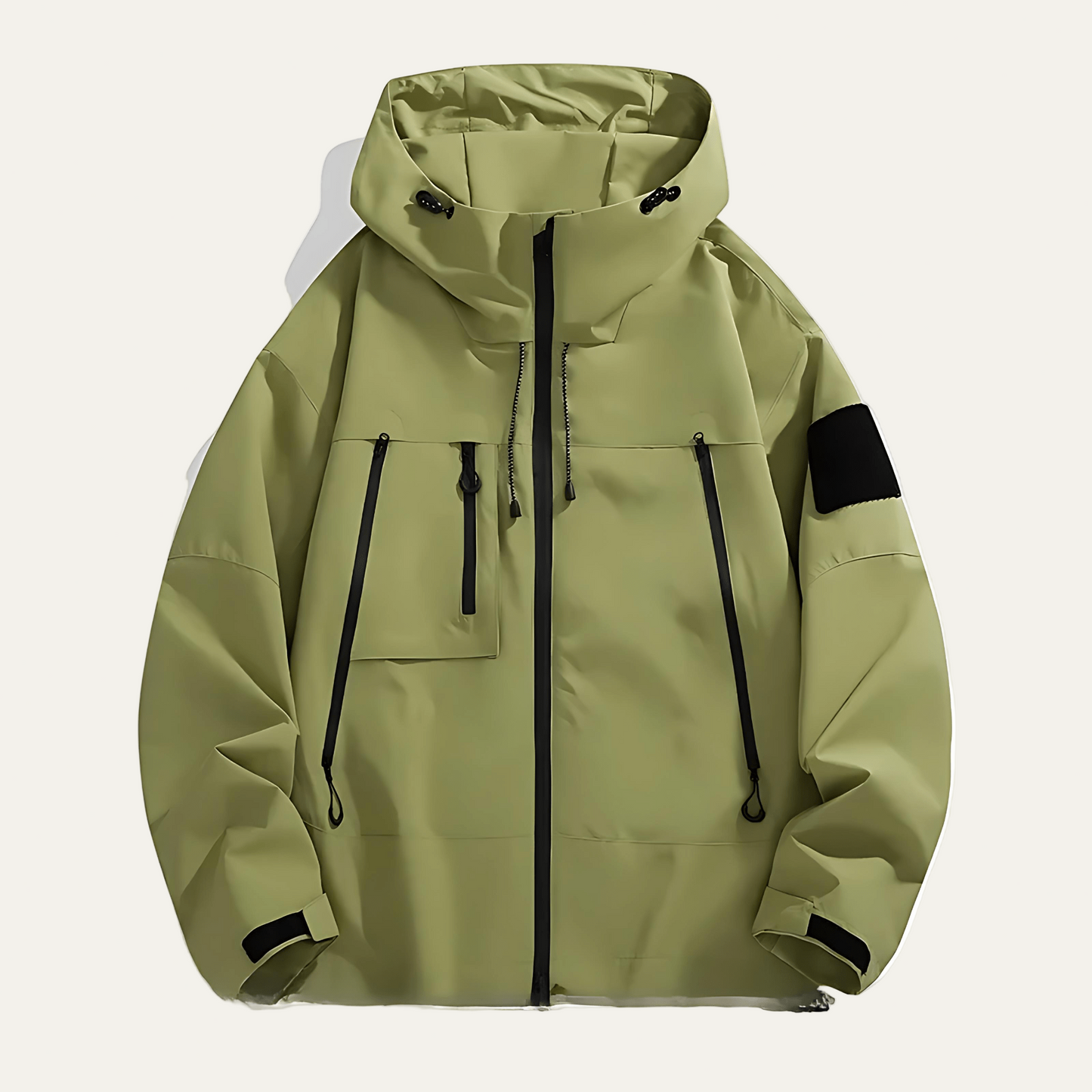 Men’s Relaxed Technical Hooded Utility Jacket