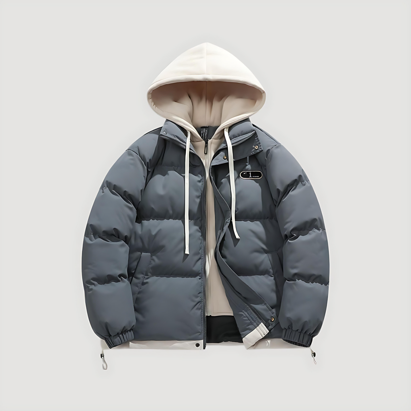 Cevori Hooded Style Puffer Quilted Winter Jacket