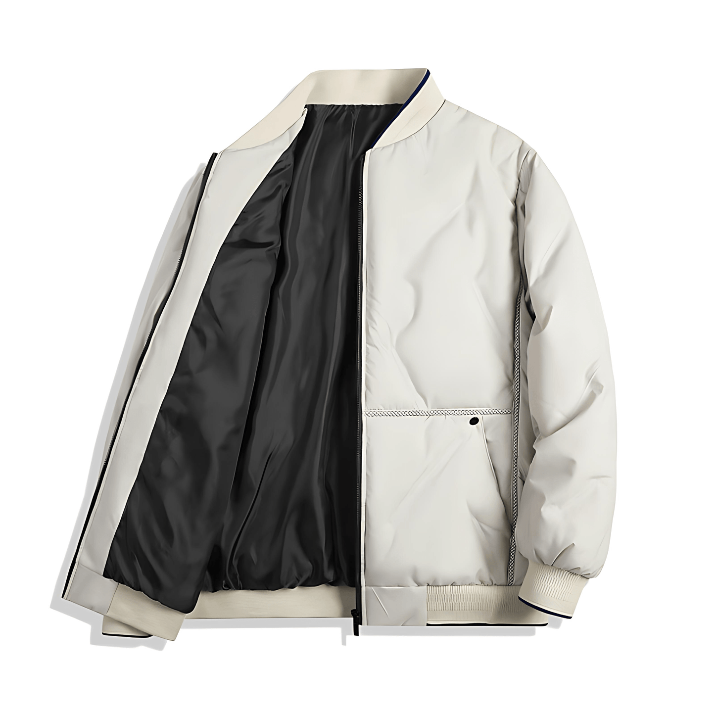 Cevori Insulated Design Padded Quilted Jacket