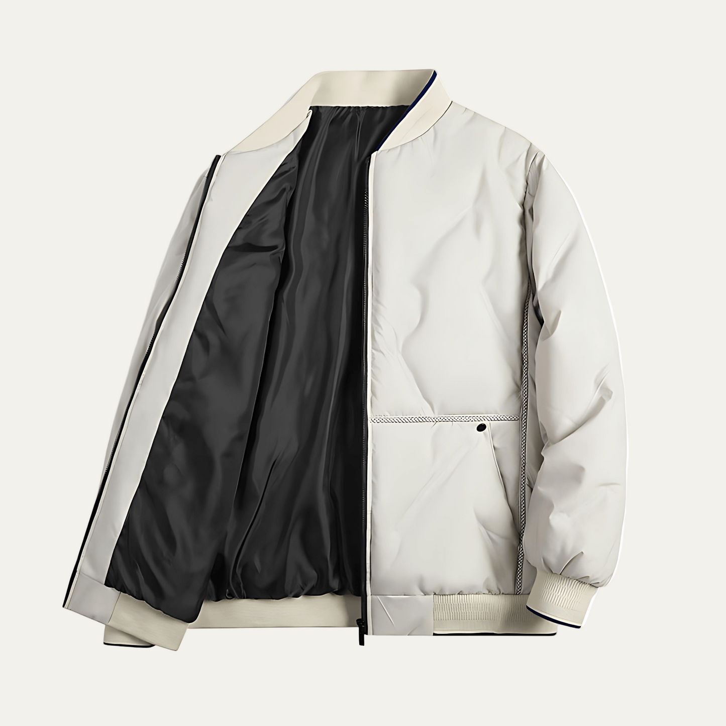 Men’s Contemporary Light Padded Bomber Jacket