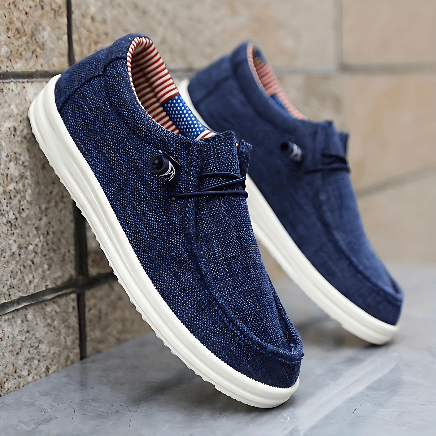 Cevori Lightweight Canvas Slip-On Shoes