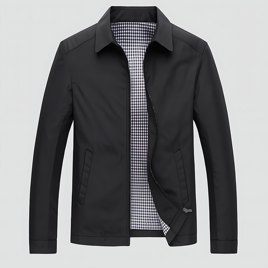 Cevori Lightweight Casual Zip-Up Harrington Jacket