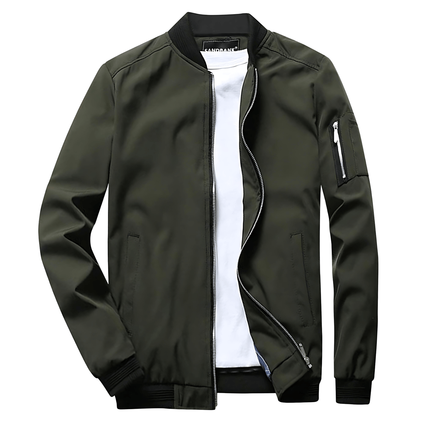 Cevori Lightweight Zip Bomber Jacket