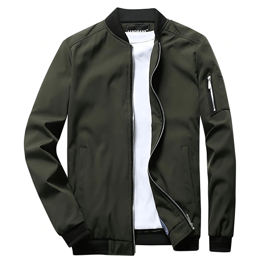 Cevori Lightweight Zip Bomber Jacket