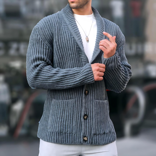 Cevori Modern Style Deep Neckline Cardigan