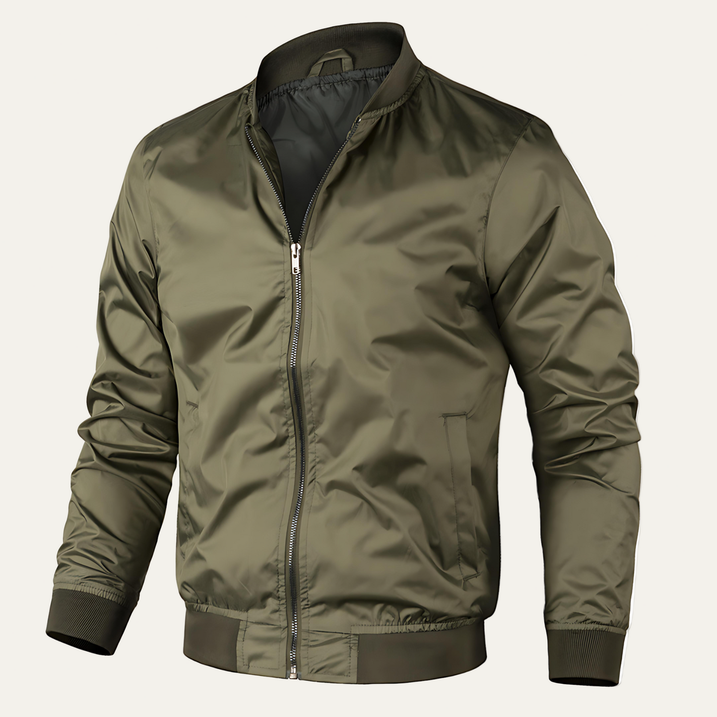 Men’s Classic Full Zip Bomber Jacket