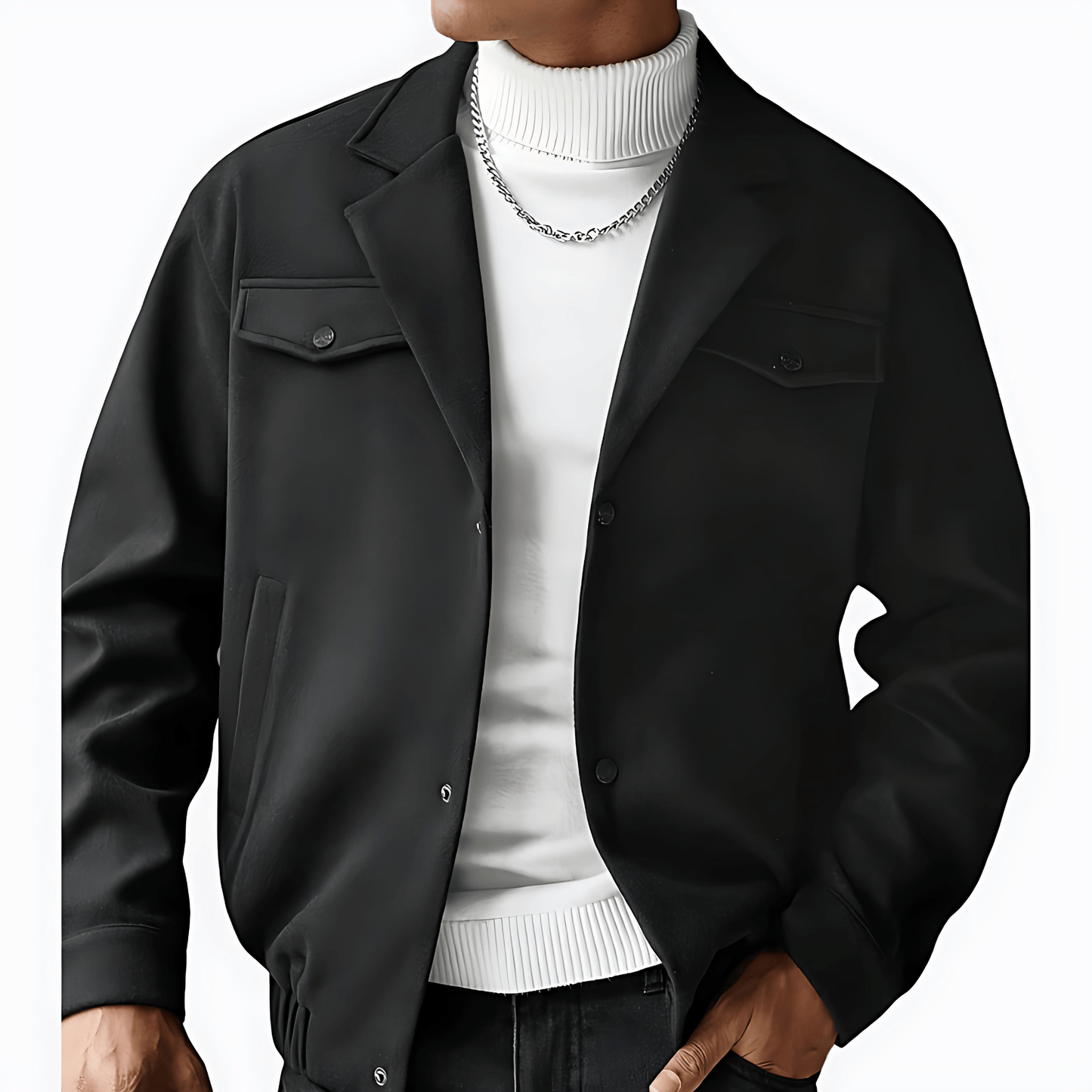 Cevori Single Layer Design Lightweight Winter Jacket