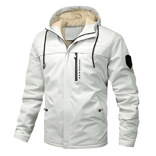 Cevori Sporty Design Fleece Quilted Jacket