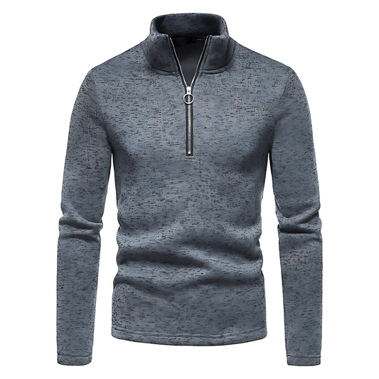 Cevori Stand-Up Collar Fleece Jumper