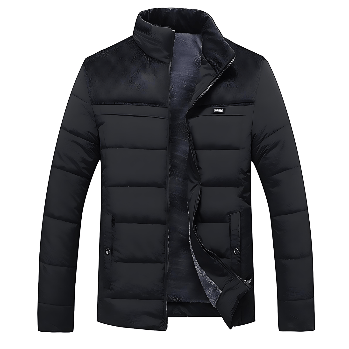 Cevori Stand-Up Collar Quilted Winter Jacket