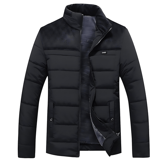 Cevori Stand-Up Collar Quilted Winter Jacket