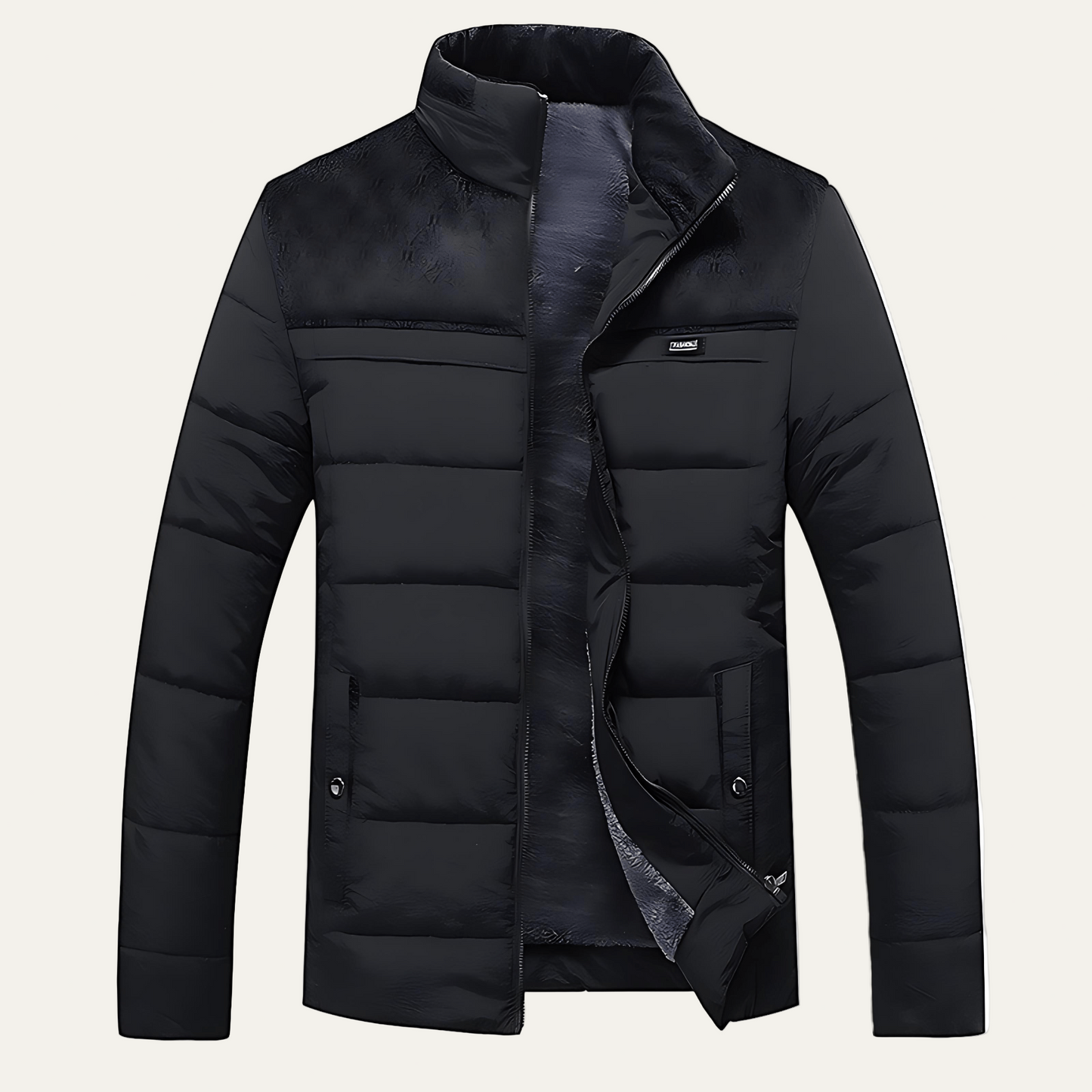 Men’s Quilted Hip Length Puffer Jacket
