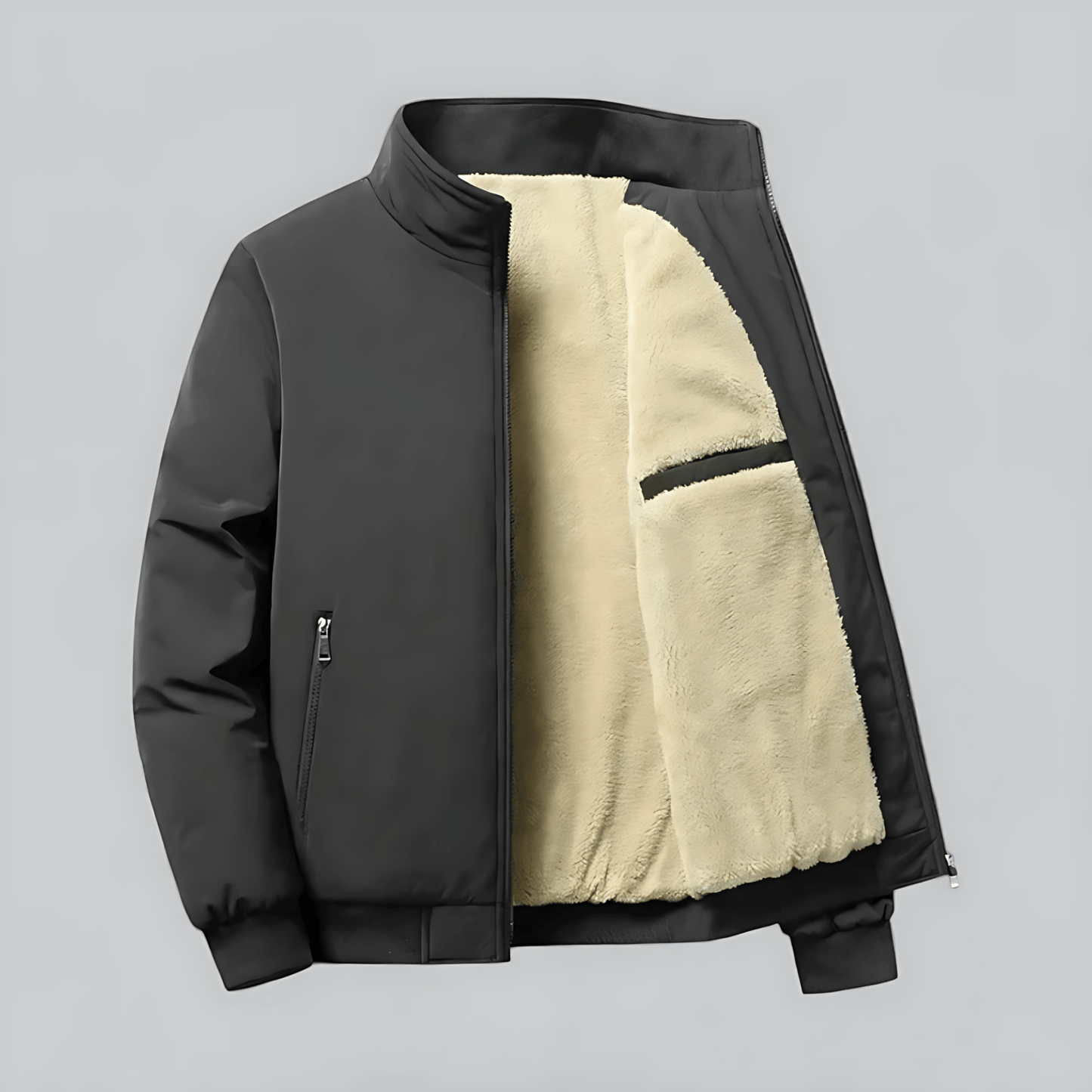 Cevori Stylish Bomber Jacket with Hidden Pocket