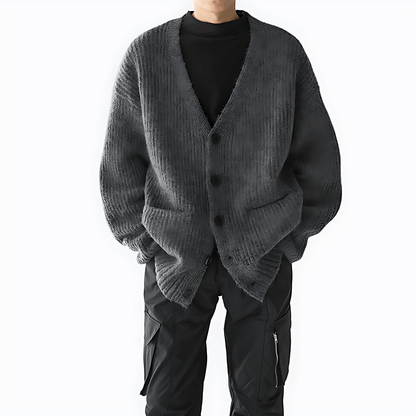 Cevori Stylish Design Chunky Knit Jacket