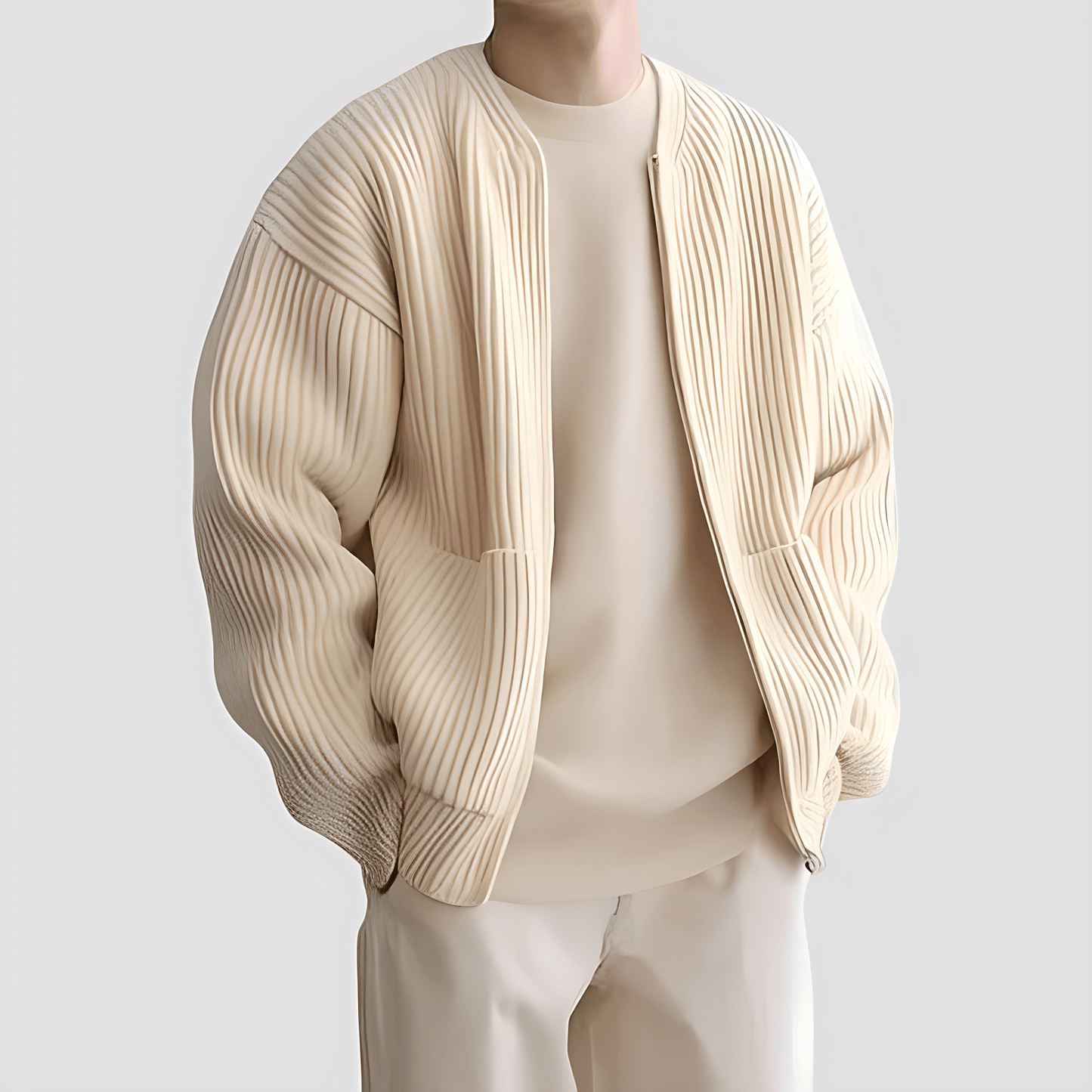 Cevori Stylish Loose Knit Cardigan