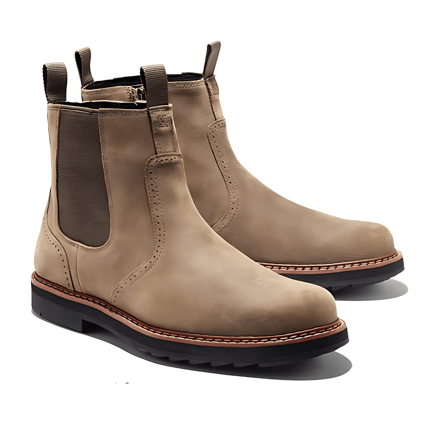 Men’s Hybrid Lug Sole Brogue Chelsea Boots