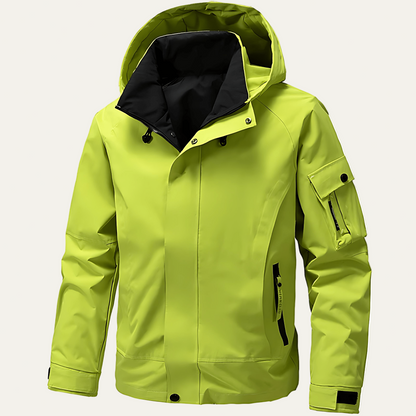 Men’s Hooded Utility Weather Jacket