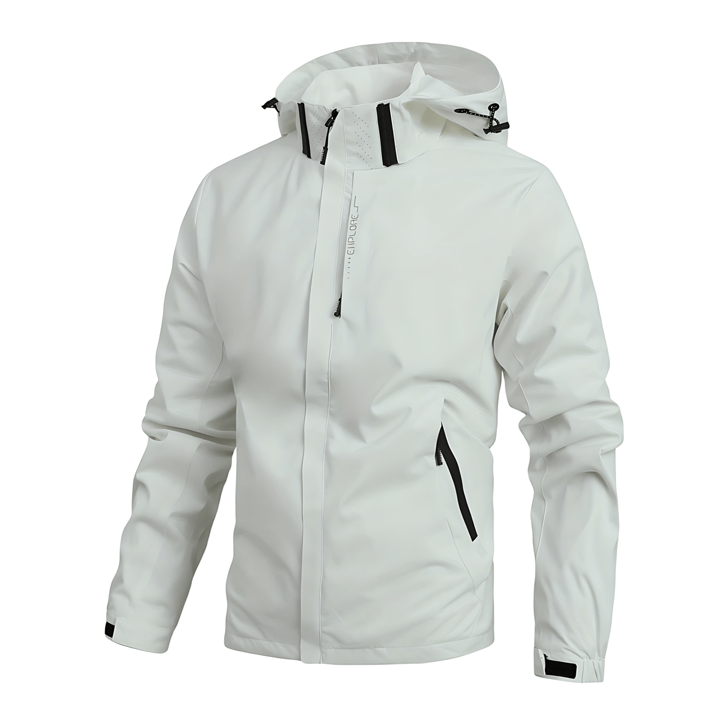 Men’s Minimalist Technical Hooded Shell Jacket