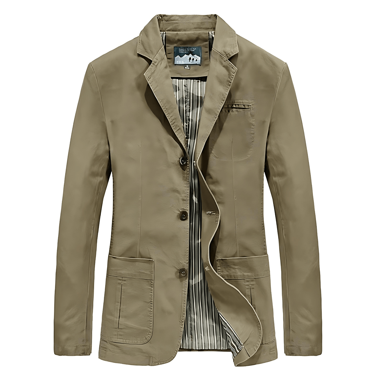 Cevori Three-Button Style Blazer Jacket